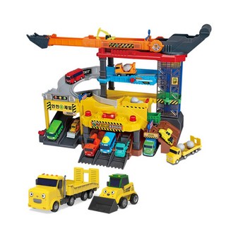 레스큐타요 포크레인 중장비 타워 플레이세트, 혼합세트(본품+중장비2종세트), 1개