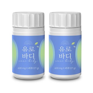 [본사출고]유로바디 베르가못, 2개, 45정