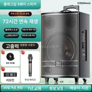 블루투스 스피커 버스킹 고출력 풀로드 강의용 올인원 앰프 행사용, C. 36인치 조합무선 마이크, 기본 모델명/품번