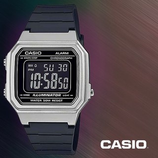 [CASIO] 카시오 W-217HM-7B 공용 우레탄밴드 디지털시계