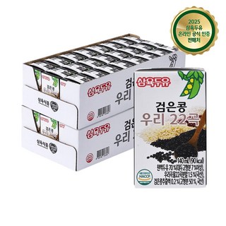 삼육두유 검은콩 우리22곡 두유, 48개, 140ml