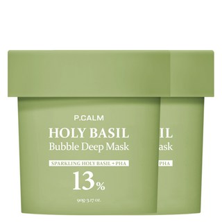 홀리바질 마스크팩으로 모공을 깨끗하게! 피캄 홀리바질 버블 딥 마스크 리뷰