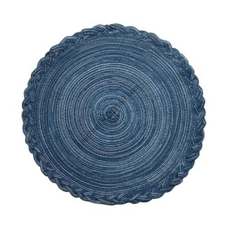 x7ab 두꺼운 면화 탁상용 매트 장식 액세서리 홀더 냄비 보호, Blue, 1개