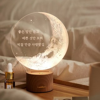 달 무드등 램프