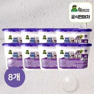 습기제거제 제습제 산도깨비 물도깨비 라벤더향 (제습량500ml), 8개, 250ml