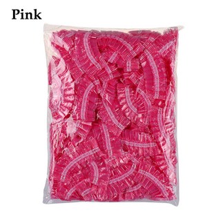 50/100pcs 일회용 방수 귀 덮개 목욕 샤워 보호자 커버 모자 가정용 귀고리 염색 헤어 도구, 100개