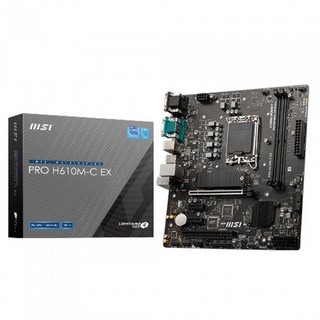 MSI PRO H610M-C EX 사용 모습