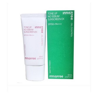 이니스프리 톤업 노세범 선스크린 EX SPF50+/ PA++++ 선크림, 60ml, 1개