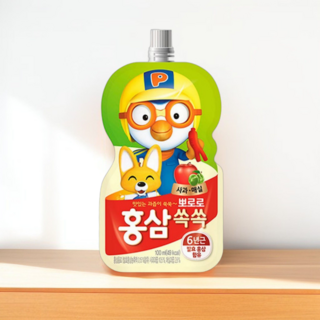 뽀로로 홍삼쏙쏙 사과매실로 아이 건강 챙기기
