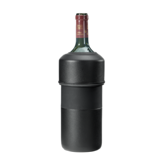 빈아미고 아이스리스 칠러 750mL+샴페인 와인 스텐 쿨러 실버, 1개, 750ml, 올블랙 에디션