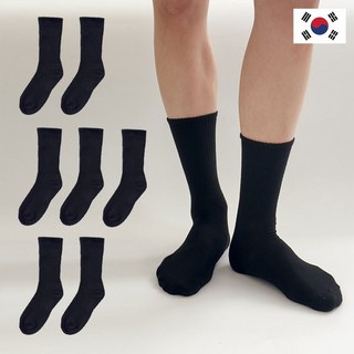 퀄리탑 남성용 쫀쫀하고 목이 긴 무지 스포츠 장목 양말