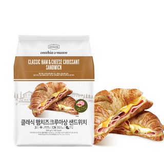 베키아에누보 클래식 햄치즈 크루아상 샌드위치 (100gx3팩) 2개, 100g