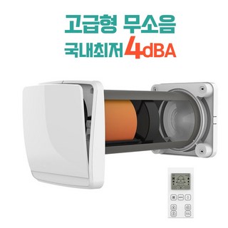 무소음 벽부형 전열교환기 자동환기청정기 에코프로-고스트