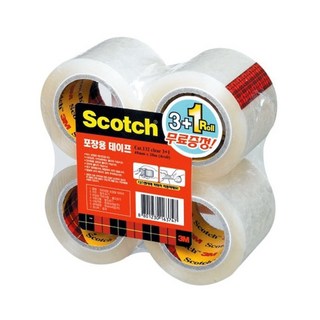 3M 스카치 투명 미니 포장용 테이프 132R 3and1, 본상품선택
