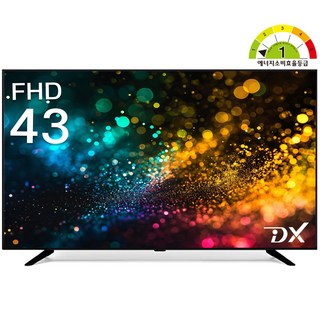 디엑스 FHD LED TV, D430XFHD, 고객직접설치, 스탠드형, 109cm