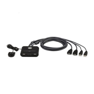 KVM스위치 HDMI USB 2포트 PC공유기 선택기 셀렉터, 1개