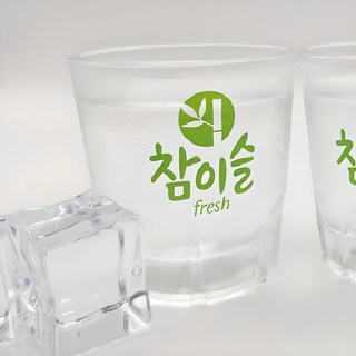 참이슬 fresh 전용 소주잔, 혼합색상, 1개
