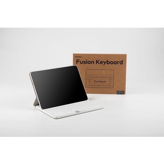 [ 482756 ] MOKIBO Fusion 키보드 아이패드 프로 11 케이스 내장 트랙패드가 있는 무선 터치패드 블루투스-화이트, [ 482756 ] MOKIBO Fusion 키보드,, 1개