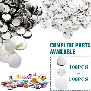 25-75MM 빈 배지 핀 버튼 메이커 부품 50-500Pcs 프레스 기계 DIY 재료, 01 75mm, 01, 02 100Pcs