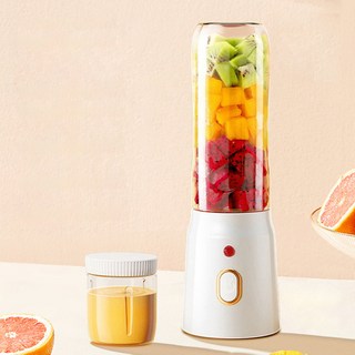 SMABAT 휴대용 파워 블렌더 무선 과일 믹서기 텀블러 블렌더 커피분쇄 주스 과일 대용량 블렌더 텀블러 뚜껑 1개 포함, 화이트