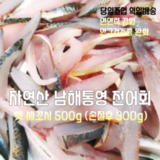 [산지직송] 국내산 자연산 통영 거제 전어회 세꼬시 500g (손질후 300g), 1세트