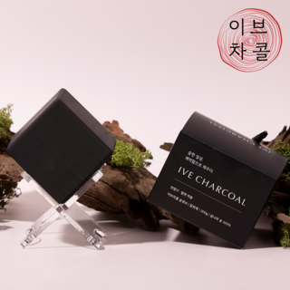 이브차콜 탈취제 실내 냄새 제거 강력한 효과 압축 숯 숲큐브, 2개, 200g