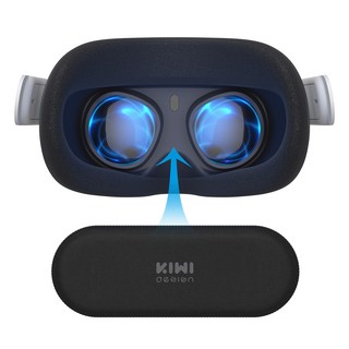 키위디자인 KIWI design 렌즈 프로텍터 커버.비전 프로 퀘스트Quest 3/2/1 리프트 S 밸브 인덱스 피코 4 HP 리버브 G2호환 햇빛/먼지/스크래치로부터 렌즈 보호, 1개, QP01-