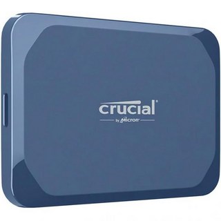 크루셜 X10 2TB 포터블 SSD 최대 2100MBs USB 3.2 USBC 외장 솔리드 스테이트 드라이브 윈도우 맥 안드로이드 호환 게임 사진 파일용 내구성 저장장치 블루, X10 (Blue)