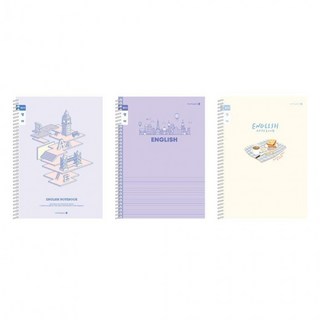 [1+1] 1200 스프링노트 모닝 초등생영어 1권, 좁은칸 색상임의배송, 2개