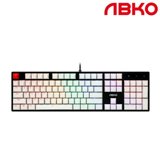 앱코 옵티컬 기계식 게이밍 유선 일반형 키보드 클릭, 1 COLOR ( 1년 A/S ) BLACK, ( ABKO 공식인증점 ) AN05, 청축