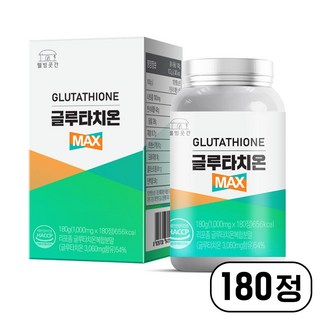 글루타치온 MAX 6개월분 1000mg x 180정 리포좀 식약청 HACCP 인증, 1개