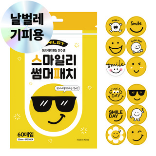 스마일리 썸머패치 60p, 혼합색상, 1개