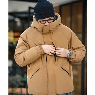 남성 패딩점퍼 아메리칸 캐주얼 카키 오리털 후드 야상 겨울 방풍 기모 도톰 코트 DOWN JACKET TS2207232