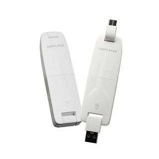 에듀플레이어 LTE라우터 휴대용 와이파이 공유기 USB-A / USB-C 듀얼젠더 윈도우 다이렉트연결 화이트 1개 ELR24 상품 이미지