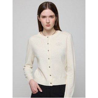 듀엘 로고 자수 디테일 울 블렌드 카디건 D251KSL304 471071