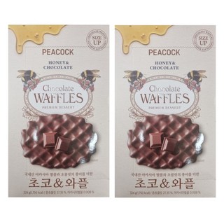 피코크 초코와플 초코&와플 324g x 2개 총 648g