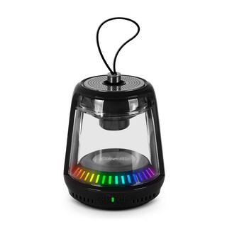 라익미 마그네틱 휴대용 미니 블루투스 무드등 캠핑 스피커 블랙 울버햄튼 BC20 상품 이미지