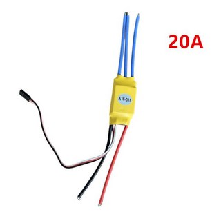 XXD HW ESC 브러시리스 RC 엔진 속도 컨트롤러 t-rex F450 헬리콥터 FPV 소형 드론용 20A-80A, 01 Without Plug 20A, 1개