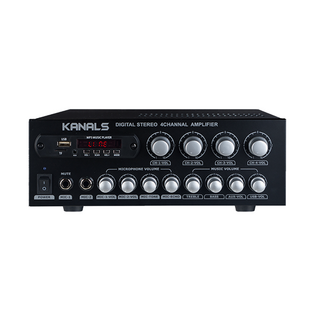 카날스 320W 4채널 블루투스 S/T 앰프 EMA-196 – 카페용 카날스믹서