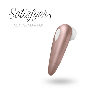 새티스파이어 1 건전지타입 Satisfyer 흡입 진동 바이브레이터 진동기, 로즈골드, 1개 대표 이미지 - 새티 추천