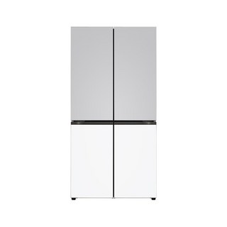 LG 디오스 오브제 냉장고 875L M875MRQ031S (그레이/화이트), 그레이+화이트