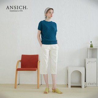 안지크 [최초가 59 900원]여성 코튼 블랜딩 썸머 라탄 돌먼니트 5종 택1868896