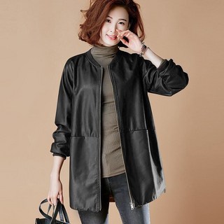 여성 집업 기모 캐주얼 라이더 자켓 슬림핏 하프 트렌치코트 빅사이즈 가을겨울 바람막이 점퍼