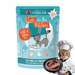 [겟플렉스]웨루바 습식 고양이 주식사료 파우치, 클래식 파우치, 캣 타임즈 앳 프리지먼트 85g 24개, 24개, 85g