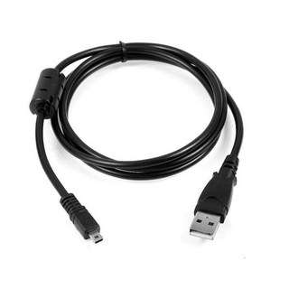 호환 니콘 쿨픽스 S01 카메라용 USB 8 핀 DC 배터리 충전기 PC 데이터 동기화 케이블 코드 리드, 한개옵션0
