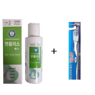 한국시덴타제약 본사직영 덴플러스 케어 치약 20g + 잇몸 전용 실리콘 맛사지 칫솔, 1개