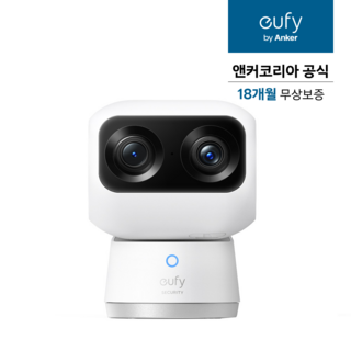 eufy 스마트 4K UHD 홈캠 듀얼 홈카메라 S350 홈 CCTV 실내용 카메라, 1개, T8416