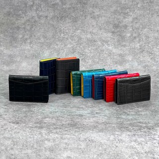 더퀴르 리얼 악어가죽 오거나이저 카드지갑 명함지갑 남자 여자 명품 카드홀더 메트로시티카드지갑