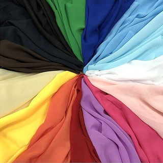 데코탑 칼라쉬폰 원단