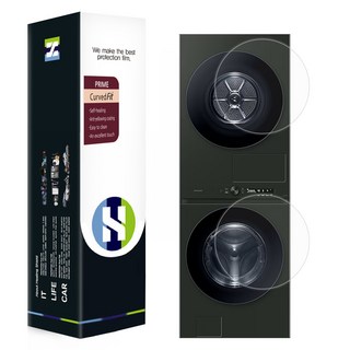 삼성 비스포크 그랑데 AI 원바디 탑핏 WF2521 프라임 고광택 도어 보호필름 세트, 1개